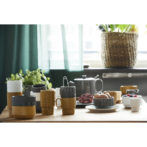 Miska COFFEE & MORE 12 cm, żółty Default 5017883- (17)