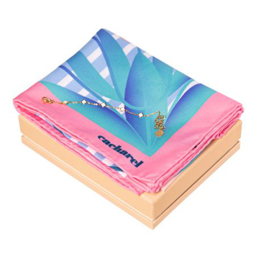 Zestaw upominkowy Cacharel bransoletka i apaszka - CFM334M + CJB365E Złoty CPBM334M 