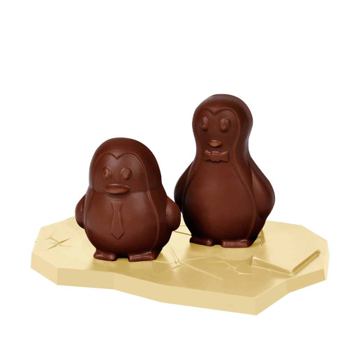 Zestaw Czekoladek Pingwiny Na Krze Choco Puzzle 3D Wielokolorowy S0331E/XM (1)