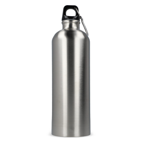Jednościenna butelka R-SS z karabińczykiem 750ml Srebrny LT98739-N0005 (1)