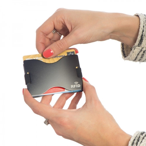 Etui na karty z ochroną RFID GLADSTONE Czarny 041703 (2)