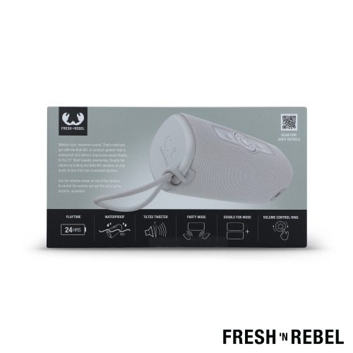  1RB7400 I Fresh 'n Rebel Bold M2-Waterproof Bluetooth speaker Jasnoszary LT49731-N0062 (1)