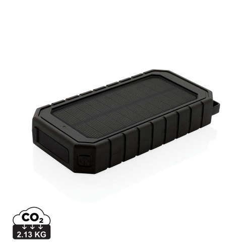 Power bank 10000 mAh, ładowarka słoneczna Czarny P322.451 (10)