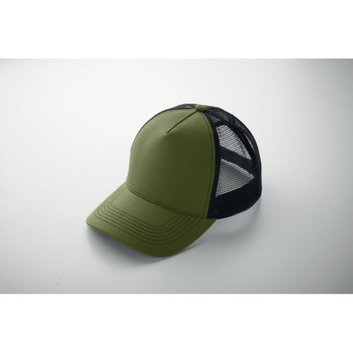 Czapka trucker z 5 panelami Zieleń Wojskowa MO2986-49 (4)