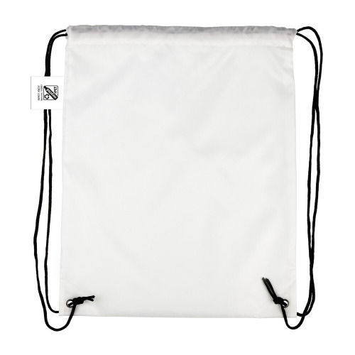Worek ze sznurkiem RPET B'RIGHT | Ruth Biały V0951-02 (3)