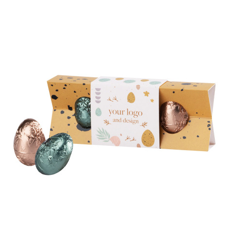 Praliny Easter Egg Bowtie 2 Szt Wielokolorowy S0265E 