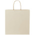 Torba papierowa z odpadów rolniczych ze skręcanymi uchwytami – 31 x 12 x 31 cm Złamana biel 1ZM00401 (2) thumbnail