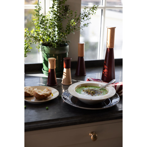 Młynek do soli i pieprzu GURKEN, średni, ciemnoczerwony/brązowy Brązowy 5018624- (5)