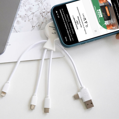 2099 | Xoopar Mr. Bio Smart Charging cable with NFC Biały LT41008-N0001 (2)