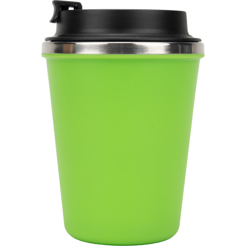 Kubek termiczny 350 ml z powłoką z recyklingu METODY Jasnozielony 8496229 (4)