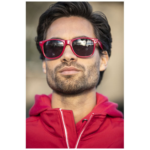 Okulary przeciwsłoneczne z plastiku PET z recyklingu Sun Ray Biały 12700401 (4)