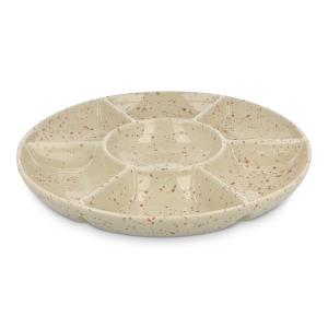 Sagaform Ditte Ceramiczny okrągły talerz do serwowania 26 cm
