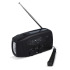SafeSound Radio awaryjne zasilane energią słoneczną i korbką Czarny LT95607-N0002  thumbnail