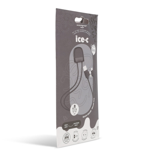 Xoopar Ice-C Charging cable Czarny LT41018-N0002 (1)
