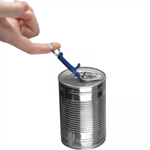 Brelok metalowy otwieracz do butelek ADRIANO Niebieski 8232504 (3)