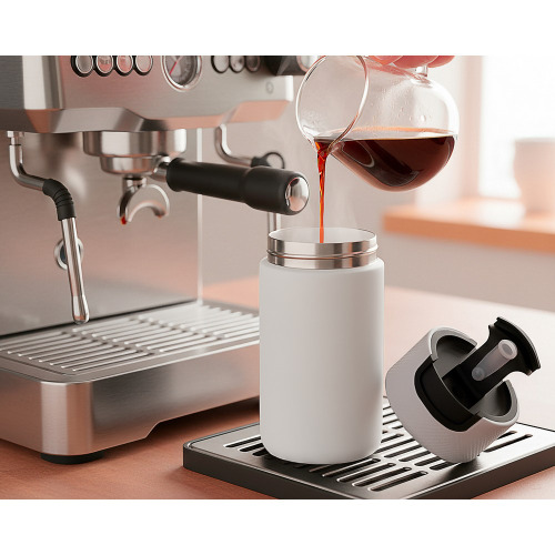 Kubek termiczny 400 ml Air Gifts z ceramiką | Nabila Biały VA050-02 