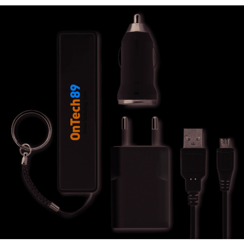 Zestaw podróżny Powerbank Biały MO8412-06 (4)