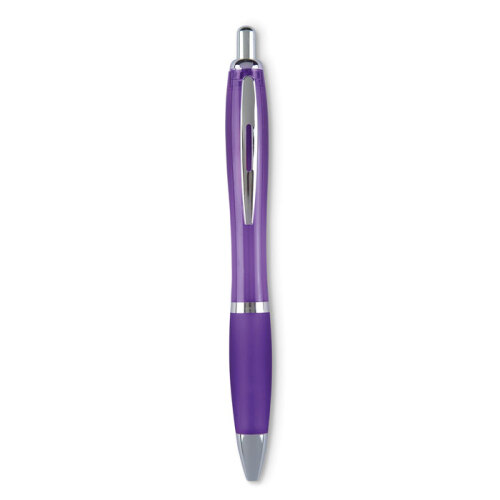 Długopis Rio kolor przezroczysty fioletowy MO3314-32 