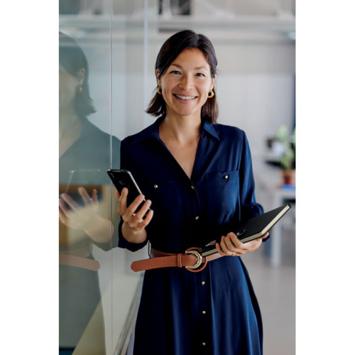 Notatnik A5 RPET z długopisem Czarny MO2469-03 (8)