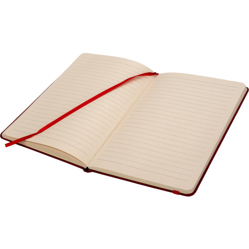 Notes A5 w linie z trzciny cukrowej i rPET ALGIERS Czerwony 422805 (1)