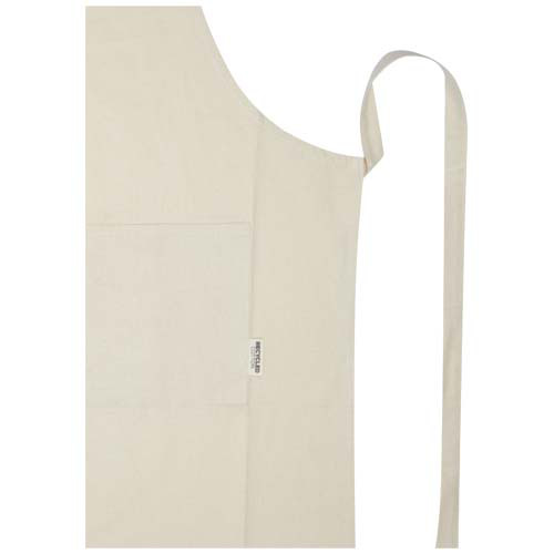 Nia fartuch z bawełny z recyklingu 200 g/m² Zielony melanż 11332562 (3)