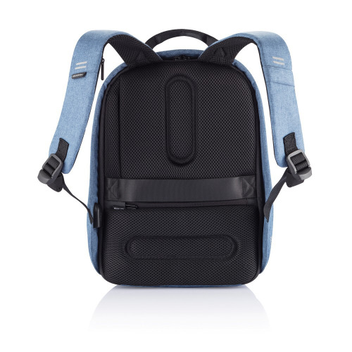 Bobby Hero Small plecak na laptopa do 13,3" i tablet 12,9", chroniący przed kieszonkowcami, wykonany z RPET niebieski V0996-11 (3)