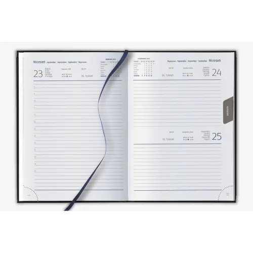 Kalendarz książkowy A5 dzienny Classic Bright Zielony OGKK910-A5ZL (1)