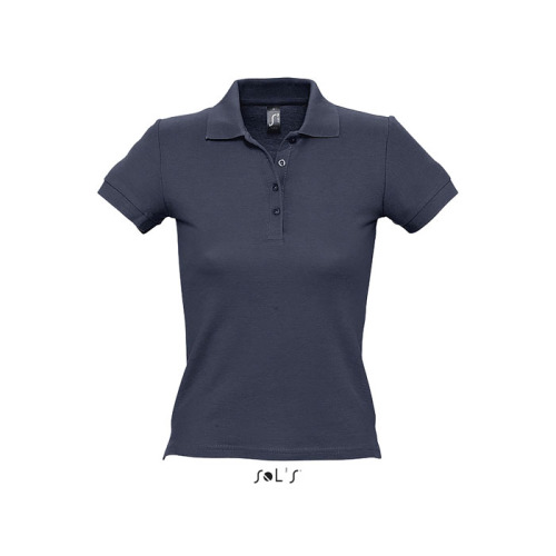 PEOPLE Damskie POLO 210g Granatowy S11310-NY-XL 