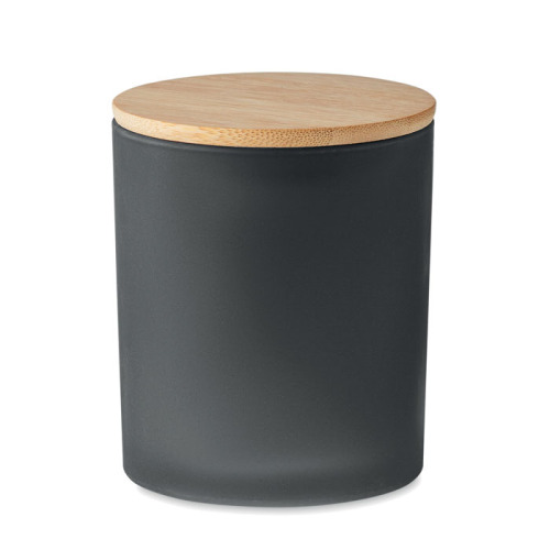 Świeca woskowa roślinna 280 gr Czarny MO6621-03 (1)