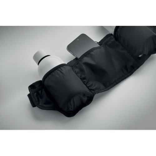 Sportowa saszetka 420D RPET Czarny MO2953-03 (5)