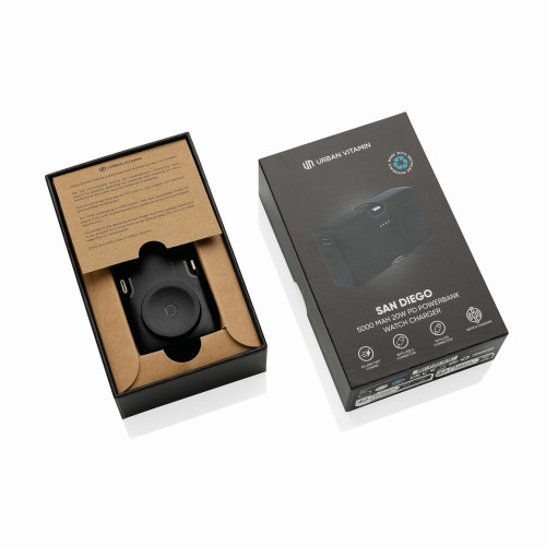 Power bank 5000 mAh Urban Vitamin San Diego Czarny P322.8601 (10)