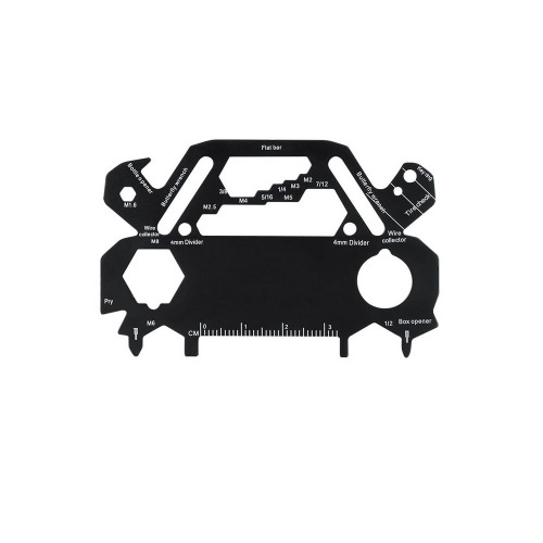 Narzędzie wielofunkcyjne "samochód", 30 funkcji Czarny VA340-03 (2)