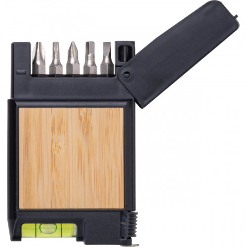 Miara 3-metrowa z poziomnicą HALIFAX Czarny 545203 (2)