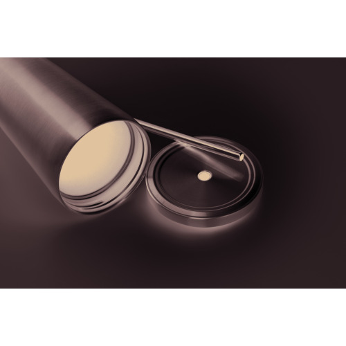 Kubek ze słomką Srebrny mat MO9528-16 (1)