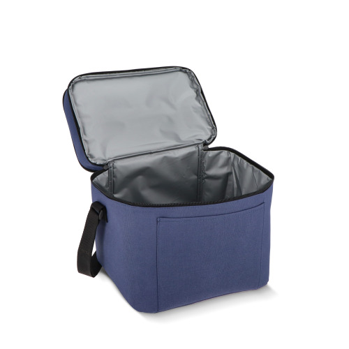 Torba termoizolacyjna R-PET 600D z podwójną komorą 30 x 20 x 24 cm 12 l Ciemnoniebieski LT95389-N0010 (4)