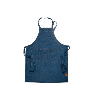 ARON FARTUCH DENIM, NIEBIESKI