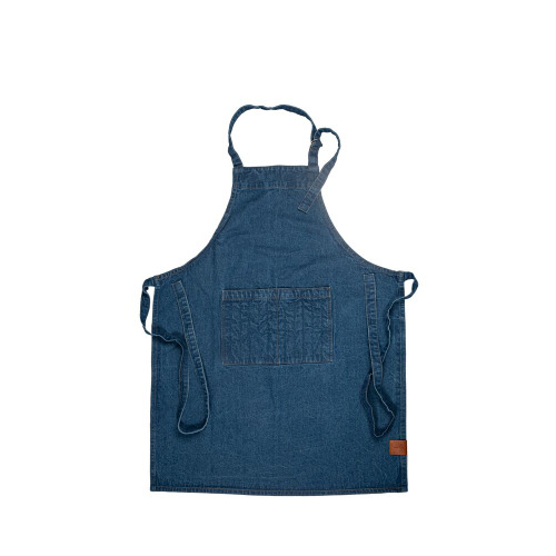 ARON FARTUCH DENIM, NIEBIESKI Niebieski 5018585- 