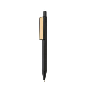Długopis z bambusowym klipem, RABS czarny