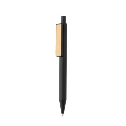 Długopis z bambusowym klipem, RABS czarny P611.081 