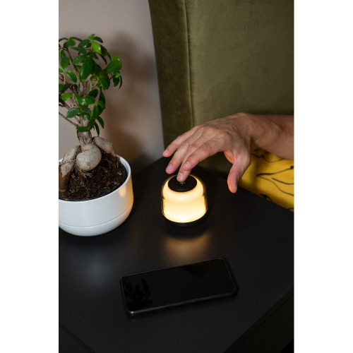 Głośnik bezprzewodowy 5W, lampka RGB | Seamus Czarny V0049-03 (10)