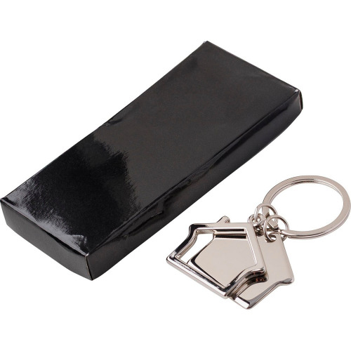 Brelok do kluczy "domek" Srebrny V0633-32 (1)