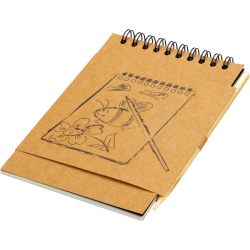 Notes tęczowa zdrapywanka BANGKOK Beżowy 374513 (4)