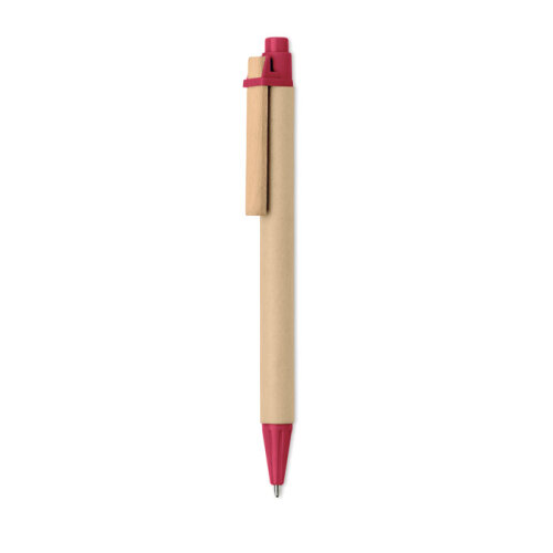 Długopis eko papier/kukurydza czerwony MO6119-05 