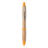 Długopis z bambusa pomarańczowy MO9485-10  thumbnail