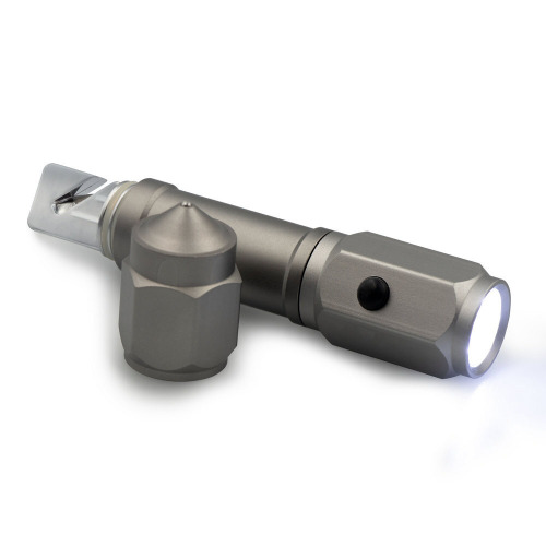 Latarka bezpieczeństwa, przecinak do pasów, młotek bezpieczeństwa | Malli Grafitowy VA123-15 (5)