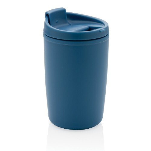 Kubek podróżny 300 ml, PP z recyklingu blue P433.085 (5)
