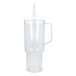 Kubek Miami z uchwytem, przezroczysty, 1,2 l, R-PET Transparentny / biały LT98695-N0401 (5) thumbnail