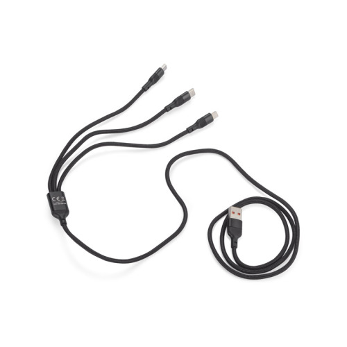 Kabel USB 3 w 1 FAST Czarny 09156-02 (1)