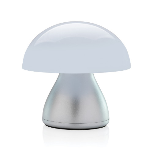 Lampka na biurko Luming, plastik z recyklingu Szary P513.742 (9)