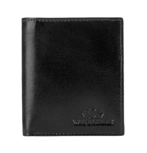 Męski portfel WITTCHEN ze skóry mały Czarny WITT26-1-422 